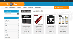 Desktop Screenshot of cikona.cz